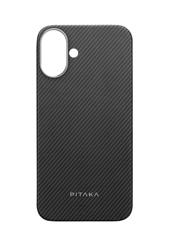 Pitaka kryt Ultra-Slim Case pre iPhone 16 Plus - Black/Grey Twill