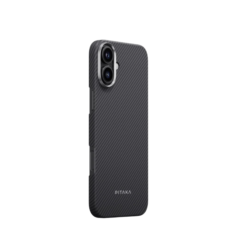 Pitaka kryt Ultra-Slim Case pro iPhone 16-Black/Grey Twill