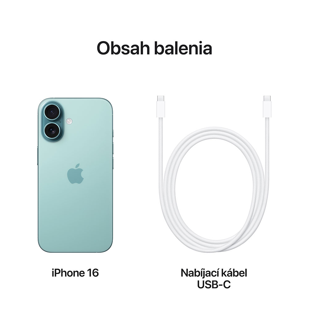 iPhone 16 256 GB modrozelená
