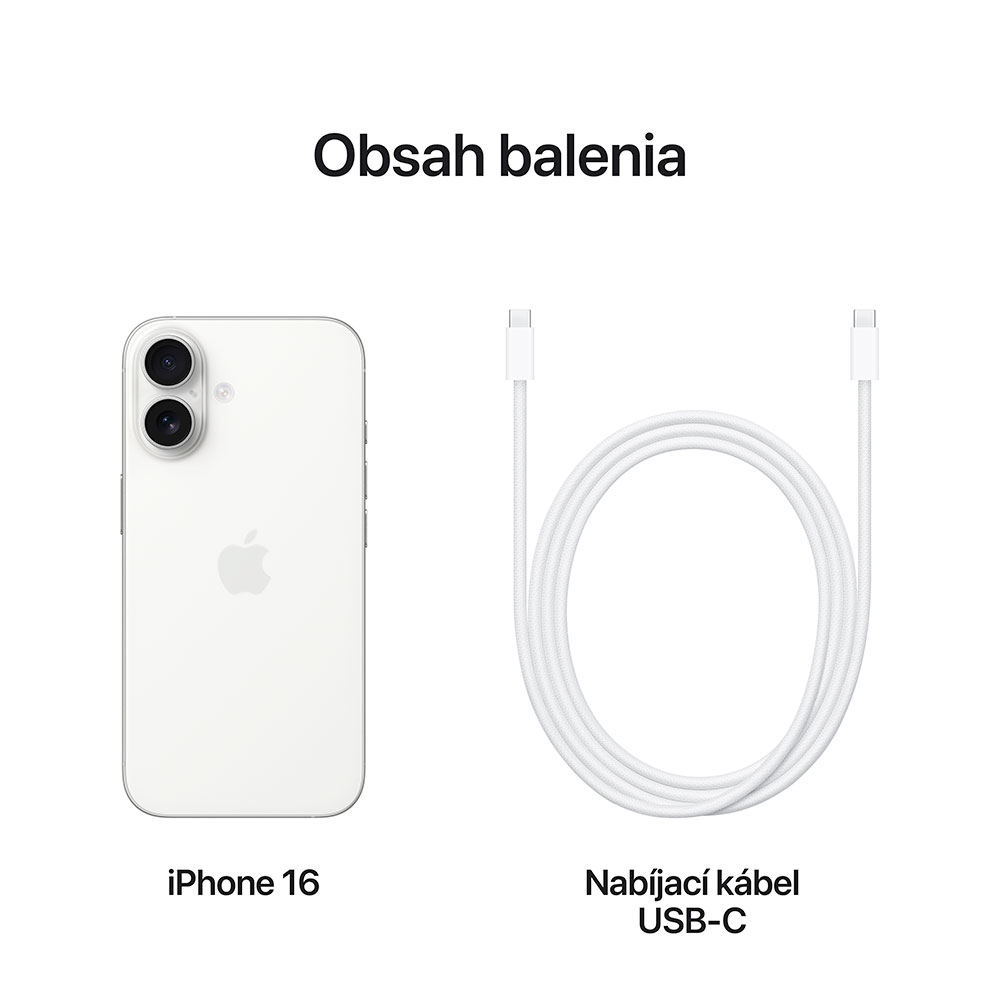 iPhone 16 512 GB biela