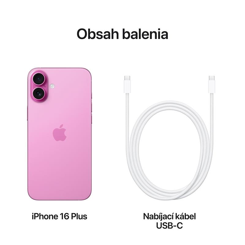 iPhone 16 Plus 256 GB ružová