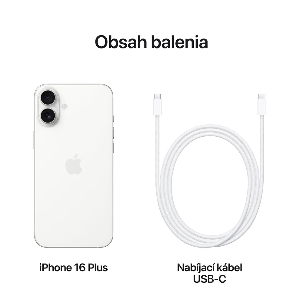 iPhone 16 Plus 512 GB biela