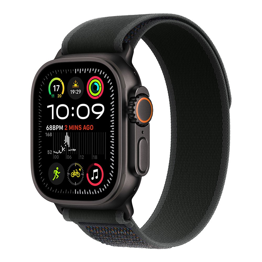 Apple Watch Ultra 2 GPS + Cellular 49mm Čierny titán s čiernym trailovým ťahom - M/L