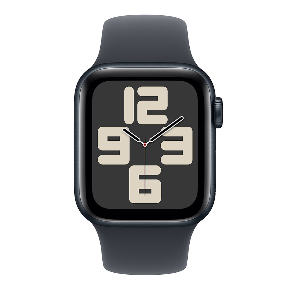 Apple Watch SE GPS 44mm Midnight Aluminium Case with Midnight Sport Band - M/L