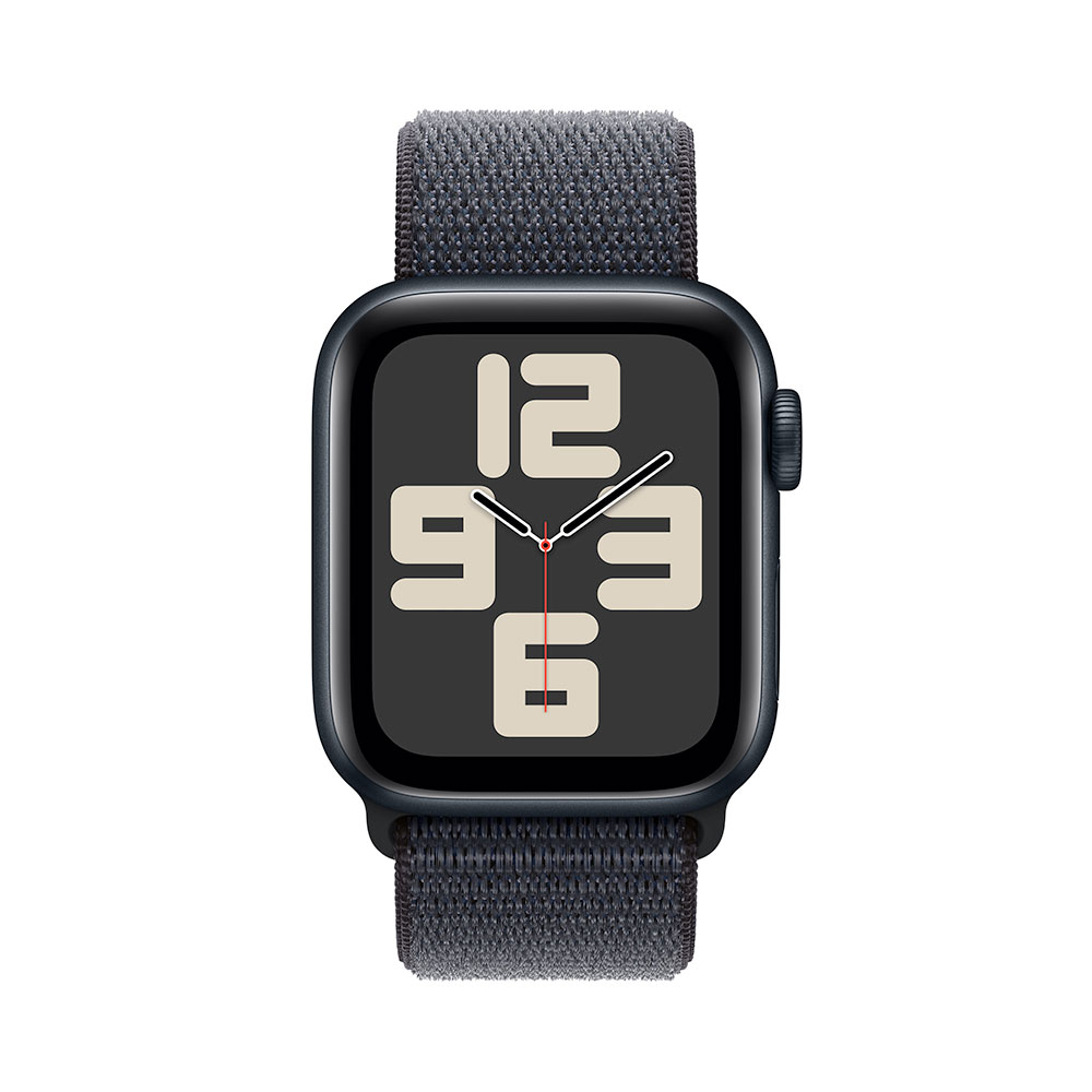 Apple Watch SE GPS + Cellular 40mm Midnight Aluminium Case with Ink Sport Loop