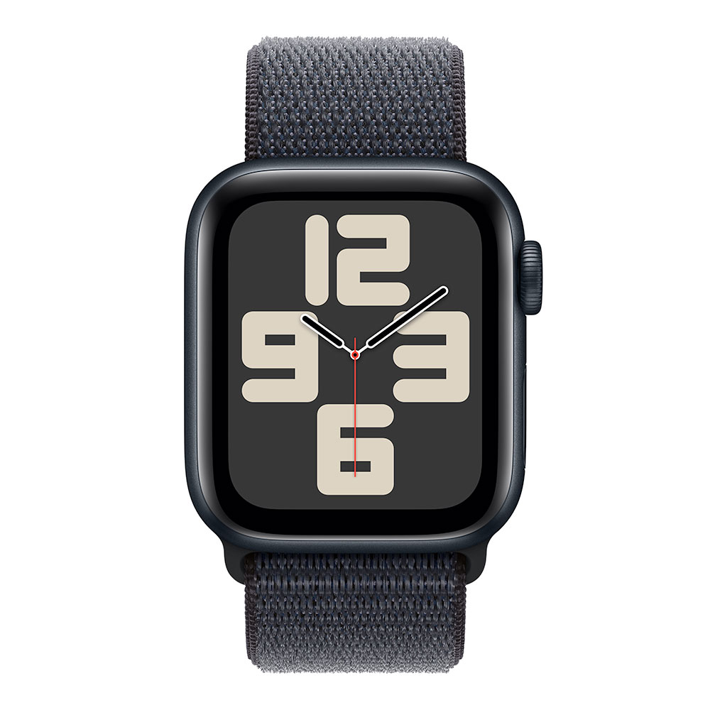 Apple Watch SE GPS + Cellular 44mm Midnight Aluminium Case with Ink Sport Loop