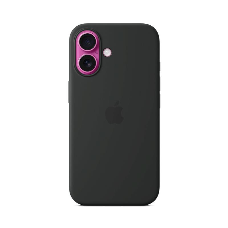 iPhone 16 Silicone Case with MagSafe - Černá