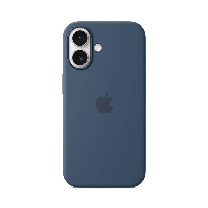 iPhone 16 Silicone Case with MagSafe - Denimová