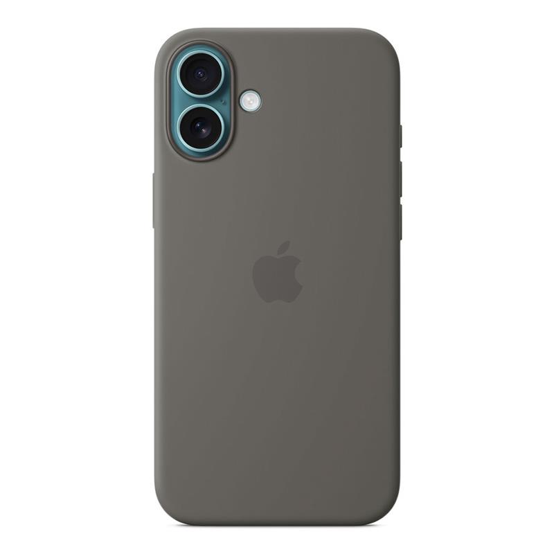 iPhone 16 Plus Silicone Case with MagSafe - Skálově šedá