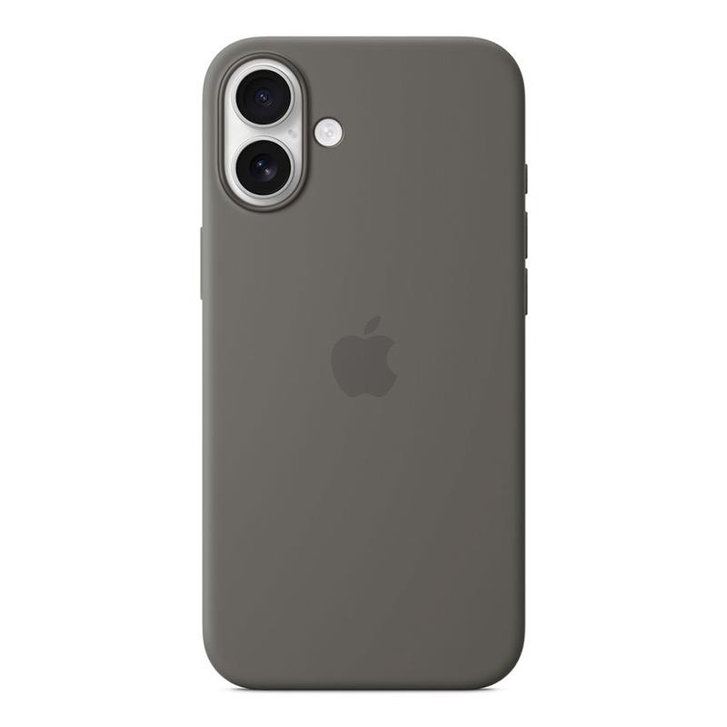 iPhone 16 Plus Silicone Case with MagSafe - Skálově šedá