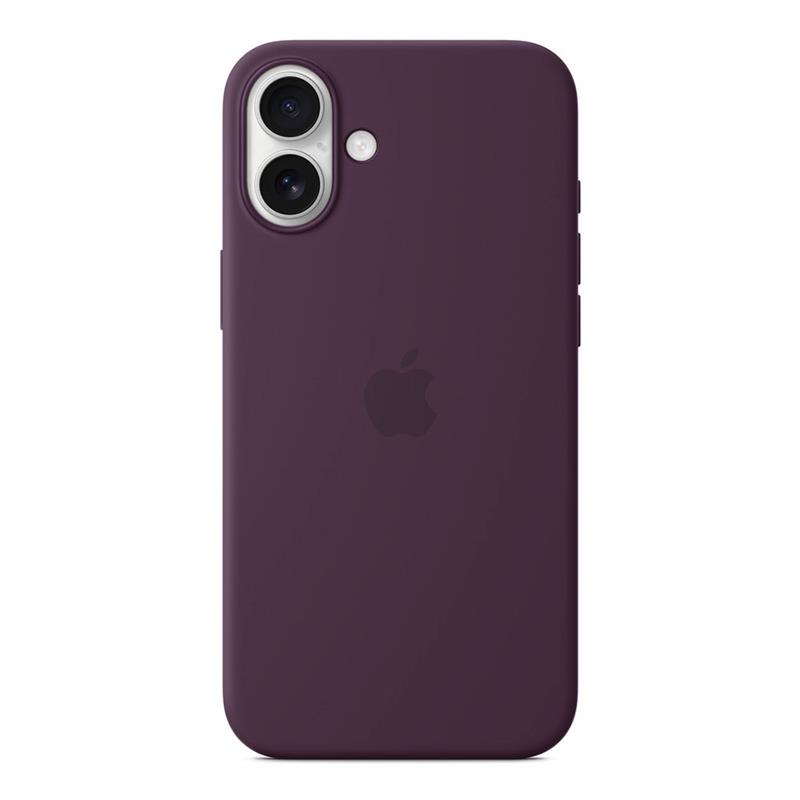 iPhone 16 Plus Silicone Case with MagSafe - Švestková