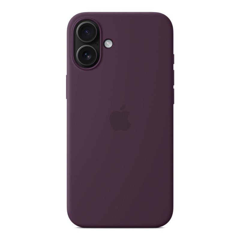 iPhone 16 Plus Silicone Case with MagSafe - Švestková