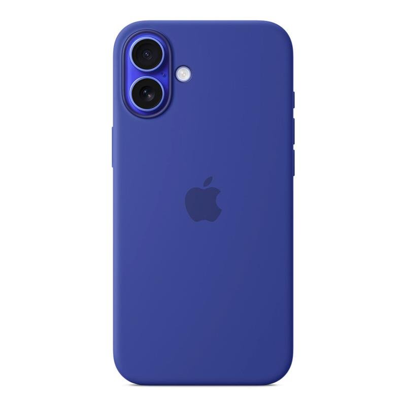 iPhone 16 Plus Silicone Case with MagSafe - Ultramarínová