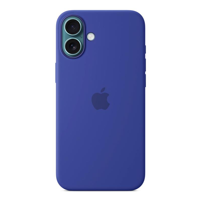 iPhone 16 Plus Silicone Case with MagSafe - Ultramarínová