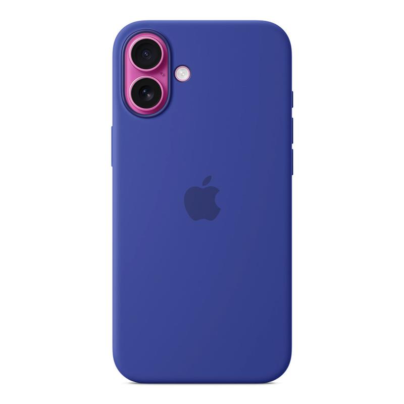 iPhone 16 Plus Silicone Case with MagSafe - Ultramarínová