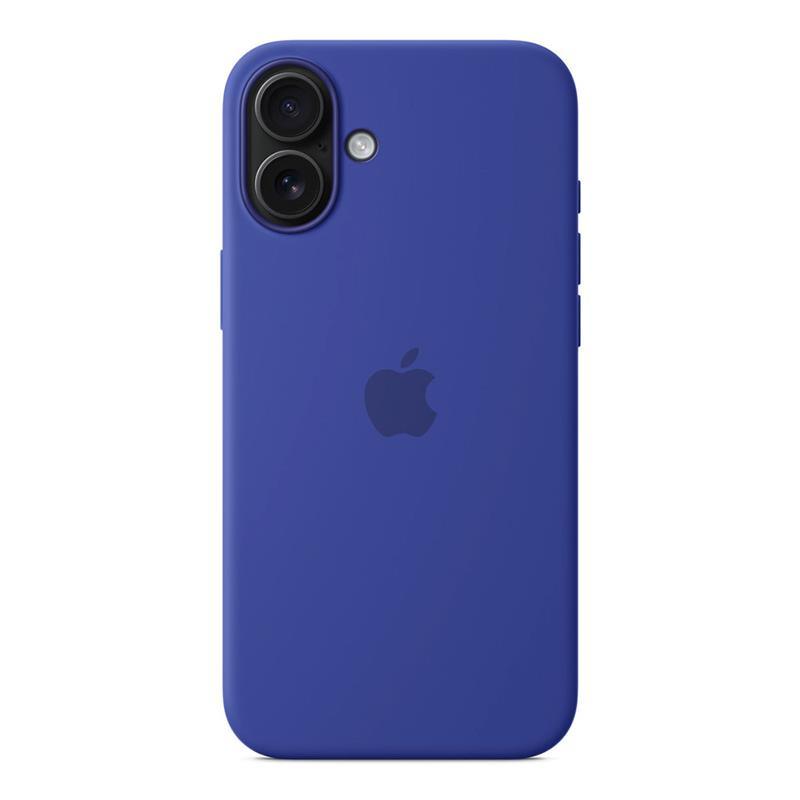 iPhone 16 Plus Silicone Case with MagSafe - Ultramarínová