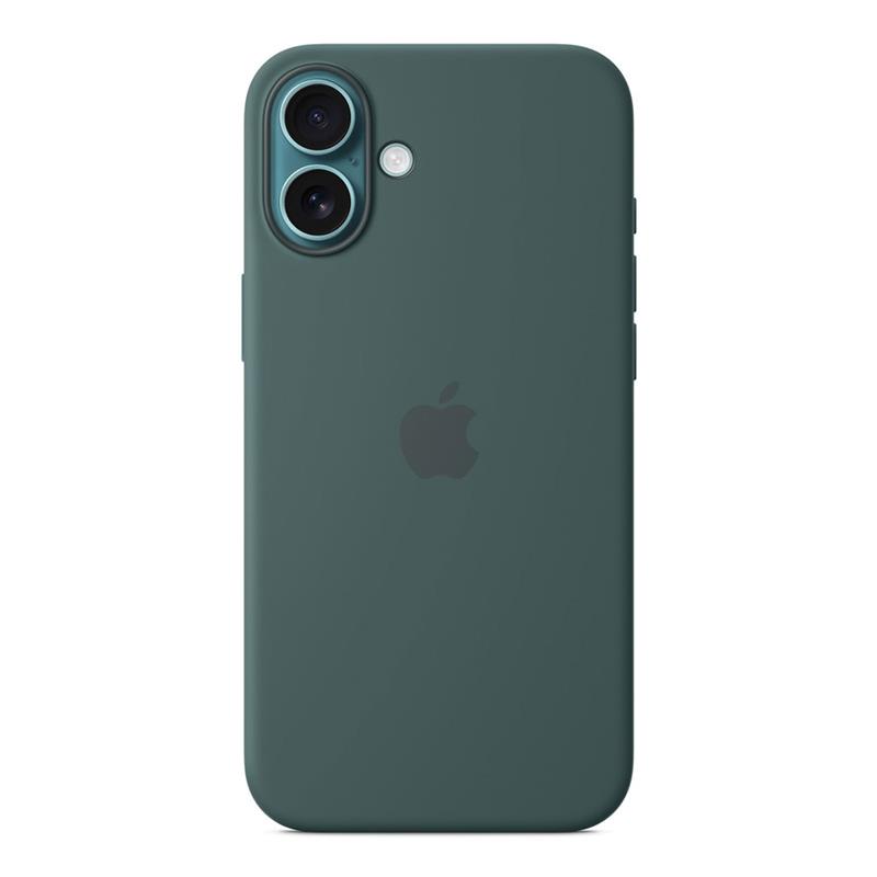 iPhone 16 Plus Silicone Case with MagSafe - Lake Green