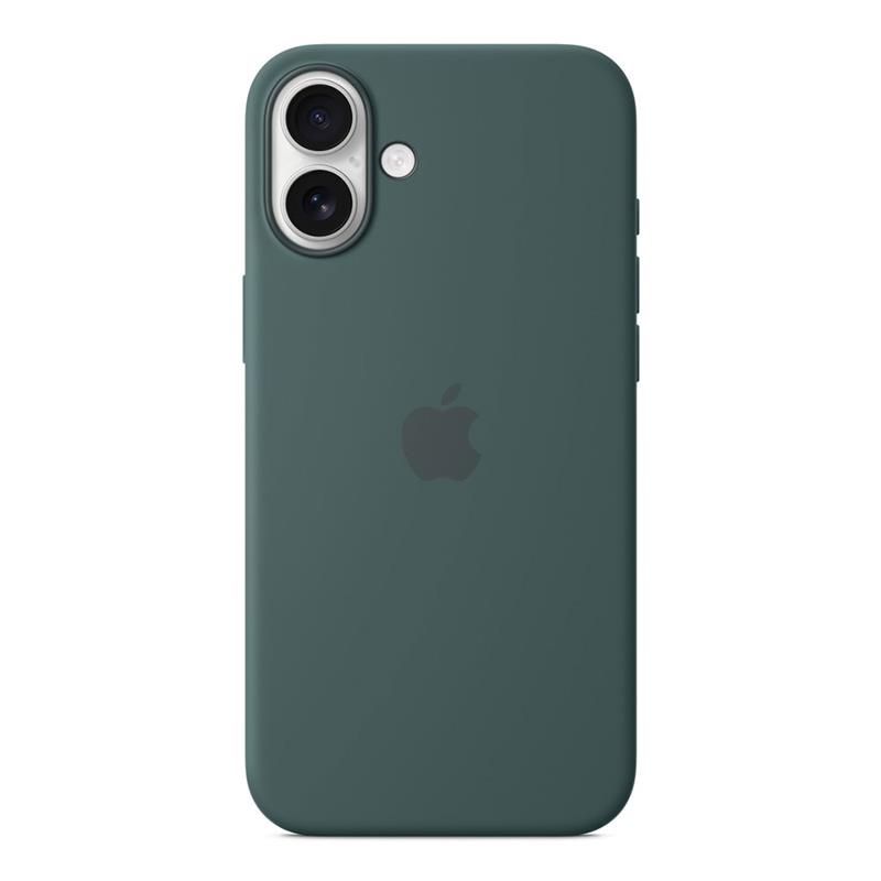 iPhone 16 Plus Silicone Case with MagSafe - Lake Green