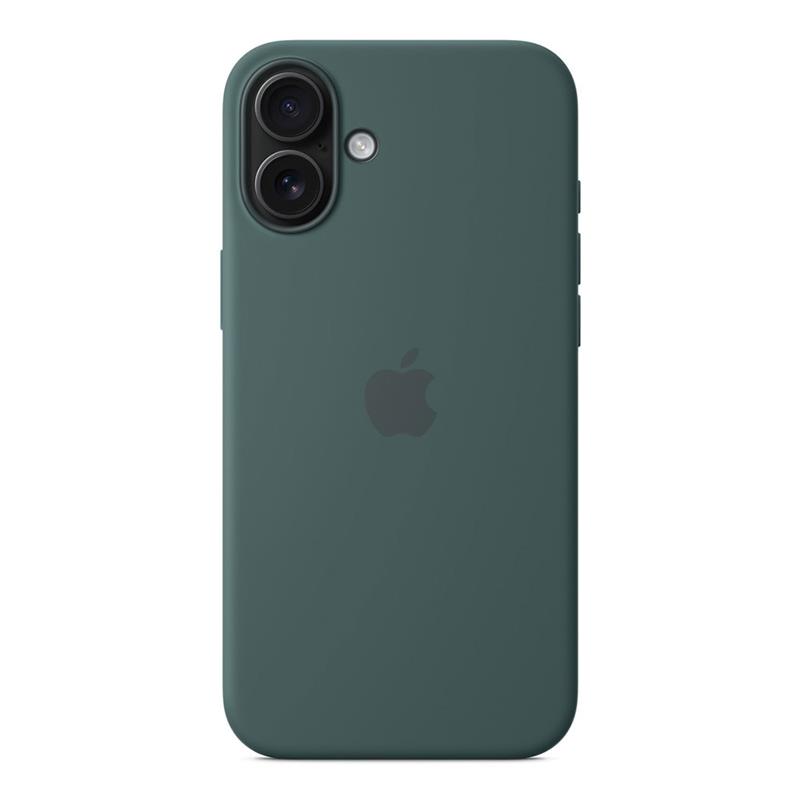 iPhone 16 Plus Silicone Case with MagSafe - Lake Green