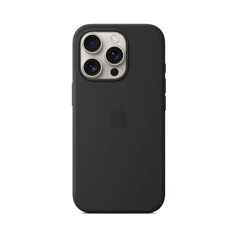 iPhone 16 Pro Silicone Case with MagSafe - Černá