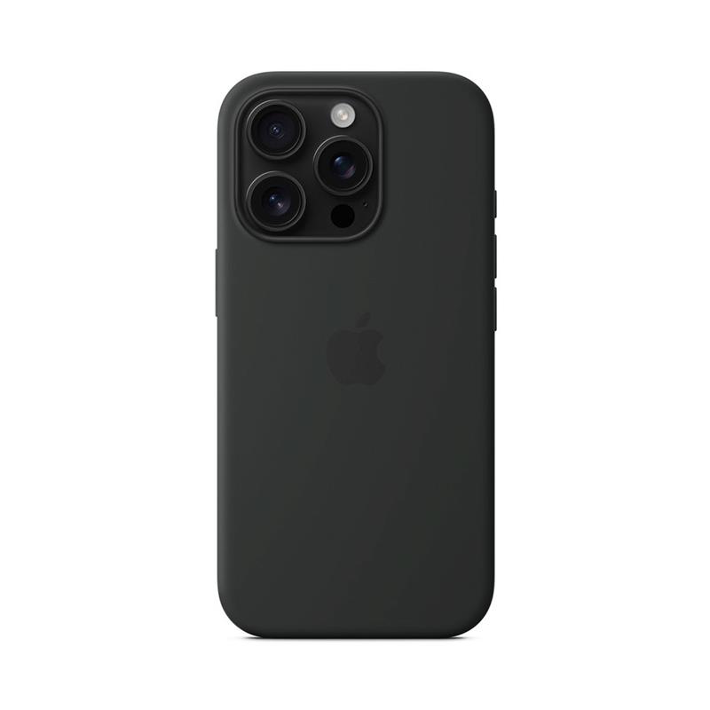 iPhone 16 Pro Silicone Case with MagSafe - Černá