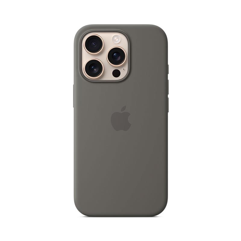 iPhone 16 Pro Silicone Case with MagSafe - Skálově šedá