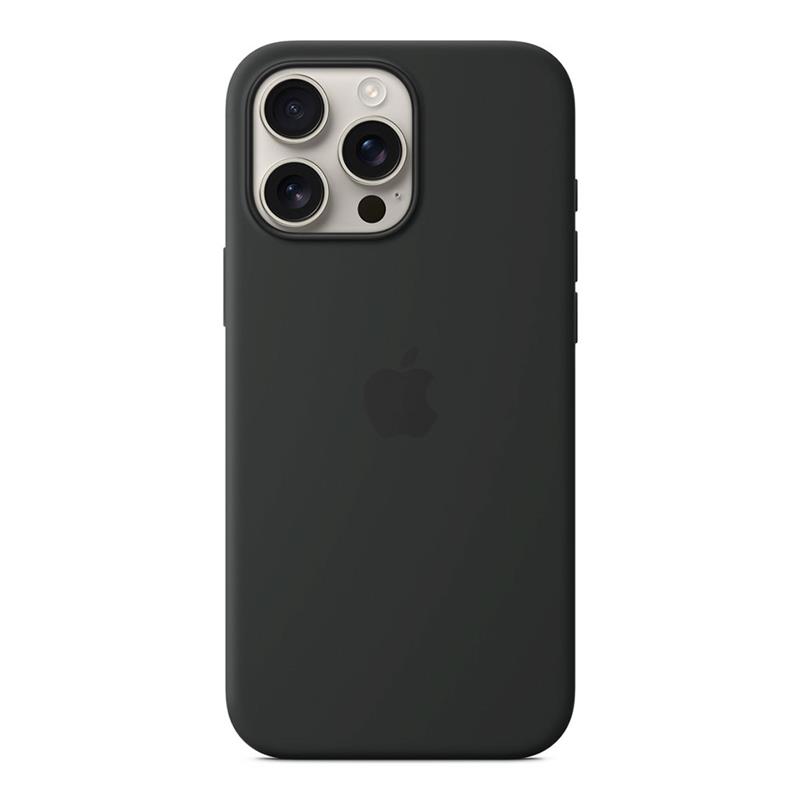 iPhone 16 Pro Max Silicone Case with MagSafe - Black