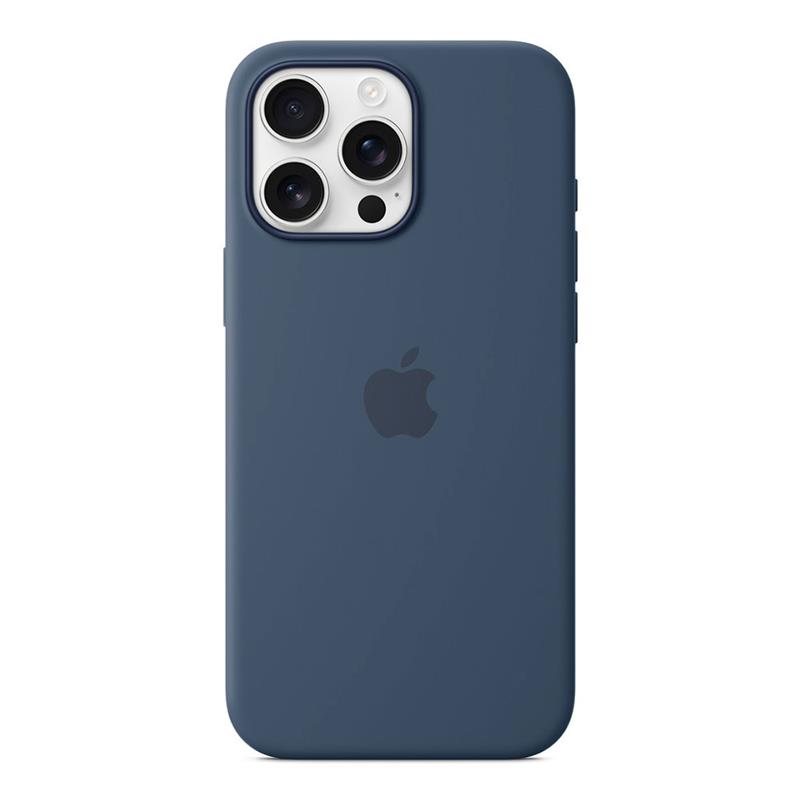 iPhone 16 Pro Max Silicone Case with MagSafe - Denim