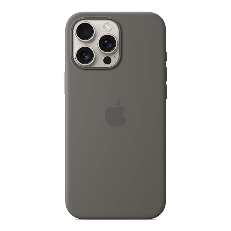 iPhone 16 Pro Max Silicone Case with MagSafe - Skálově šedá