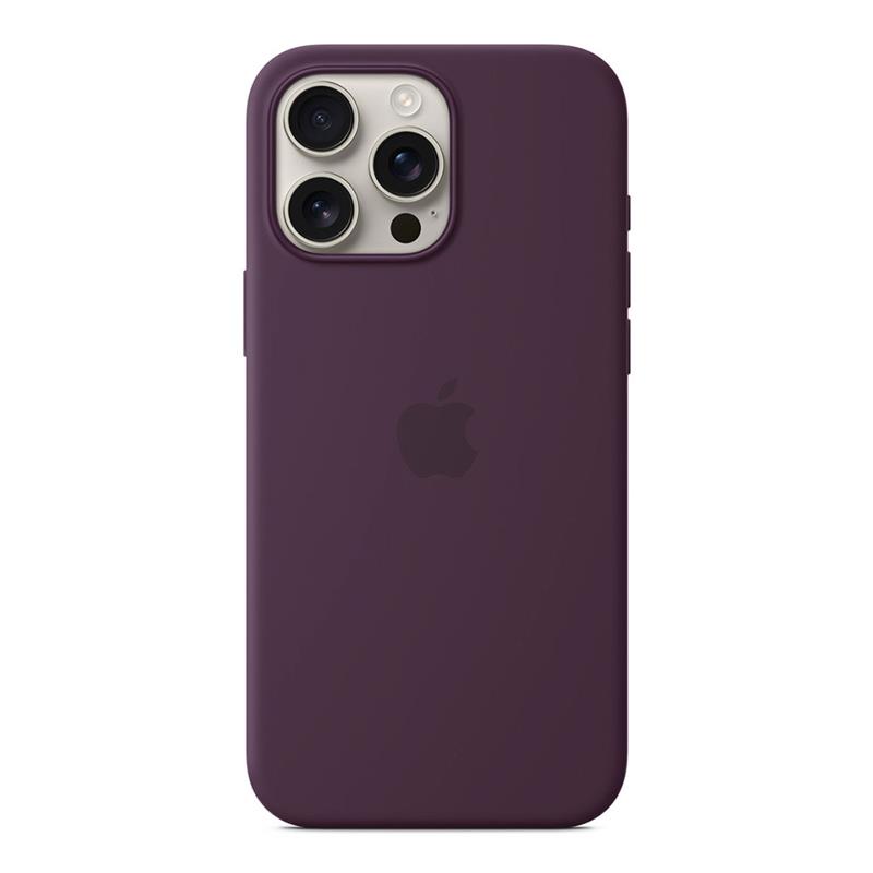 iPhone 16 Pro Max Silicone Case with MagSafe - Švestková