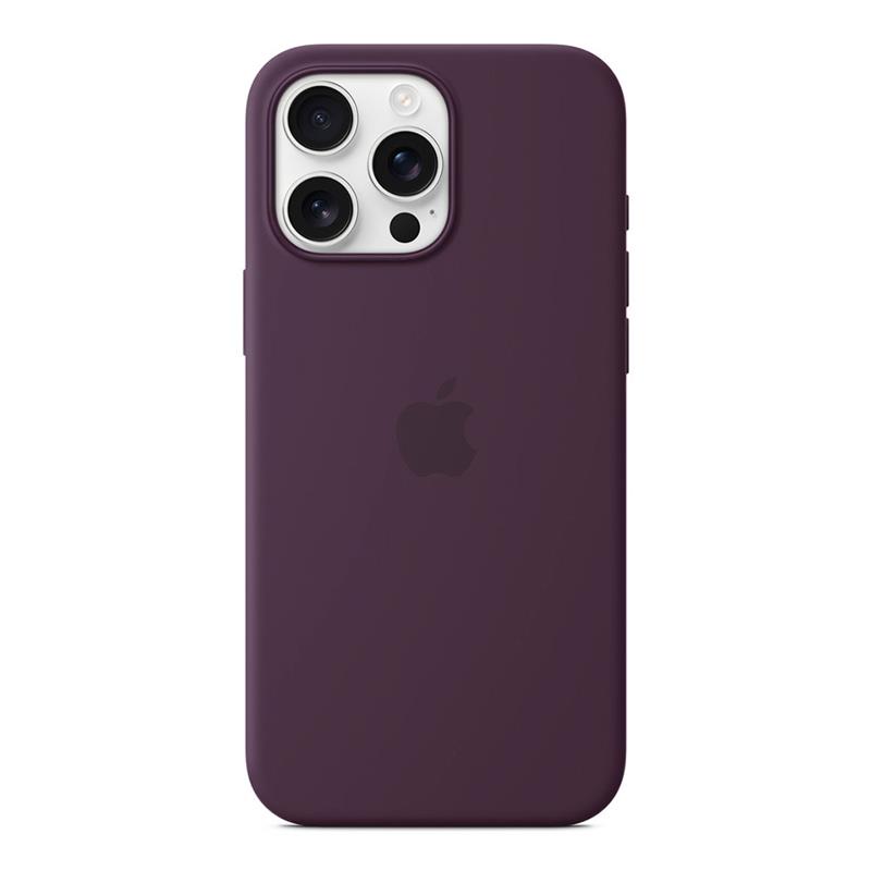 iPhone 16 Pro Max Silicone Case with MagSafe - Švestková