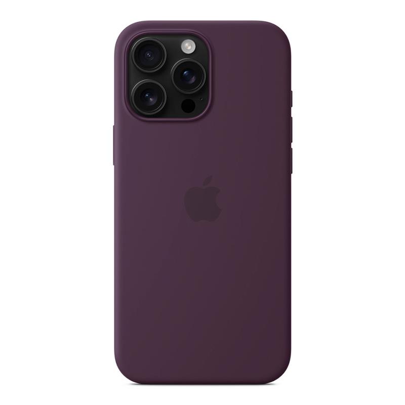iPhone 16 Pro Max Silicone Case with MagSafe - Švestková