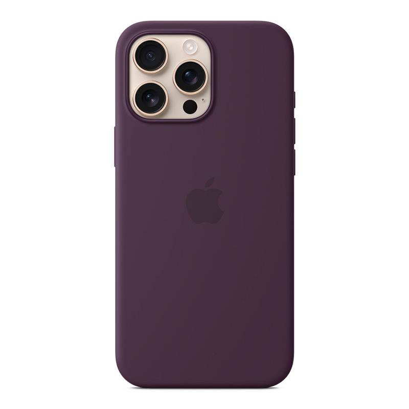 iPhone 16 Pro Max Silicone Case with MagSafe - Švestková
