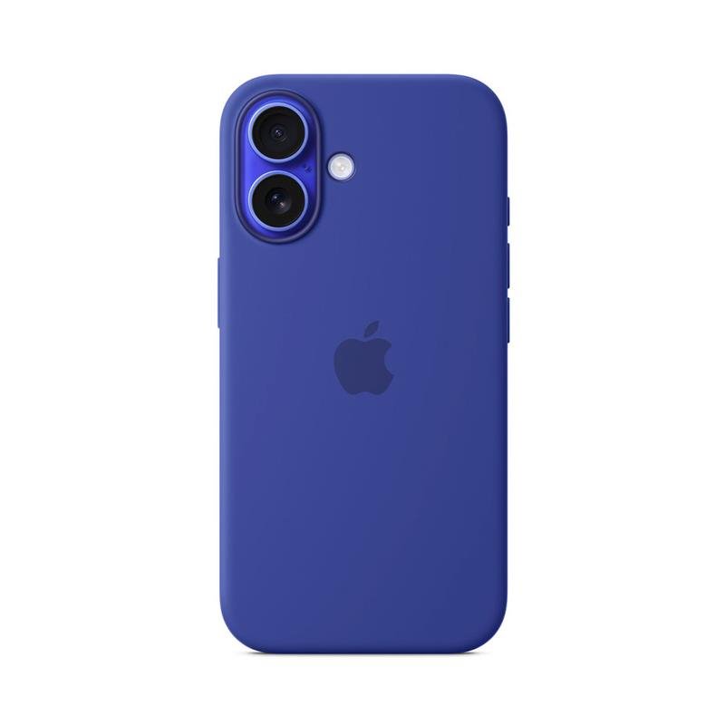 iPhone 16 Silicone Case with MagSafe - Ultramarínová