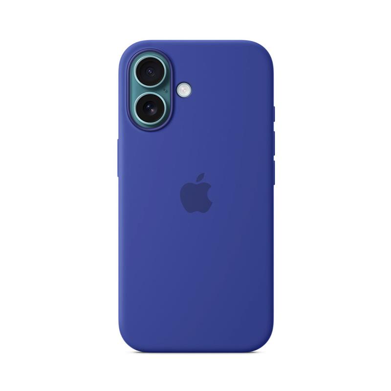 iPhone 16 Silicone Case with MagSafe - Ultramarínová