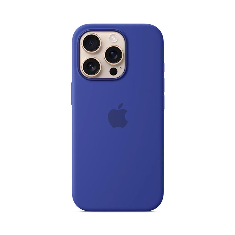 iPhone 16 Pro Silicone Case with MagSafe - Ultramarínová