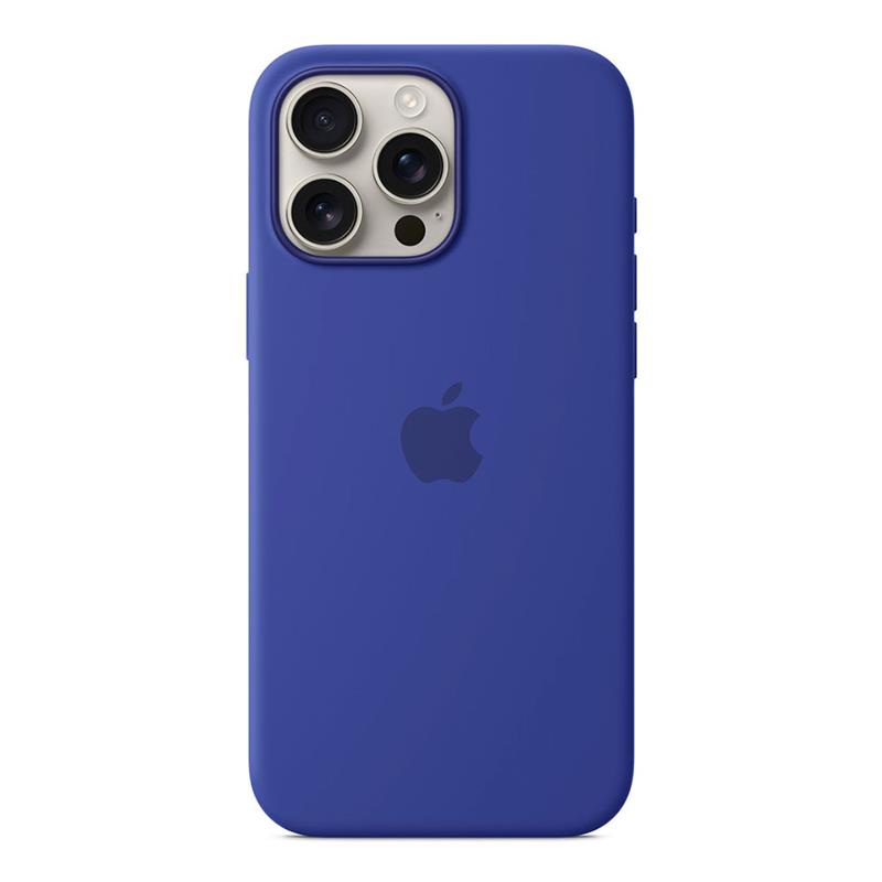 iPhone 16 Pro Max Silicone Case with MagSafe - Ultramarinová