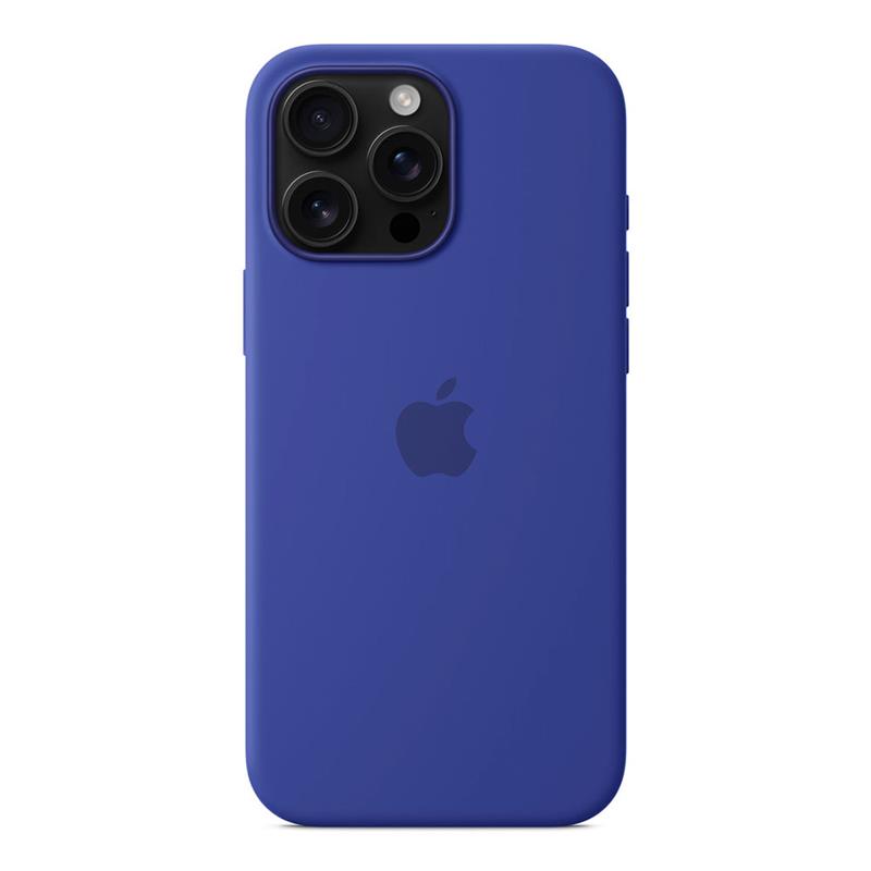 iPhone 16 Pro Max Silicone Case with MagSafe - Ultramarinová