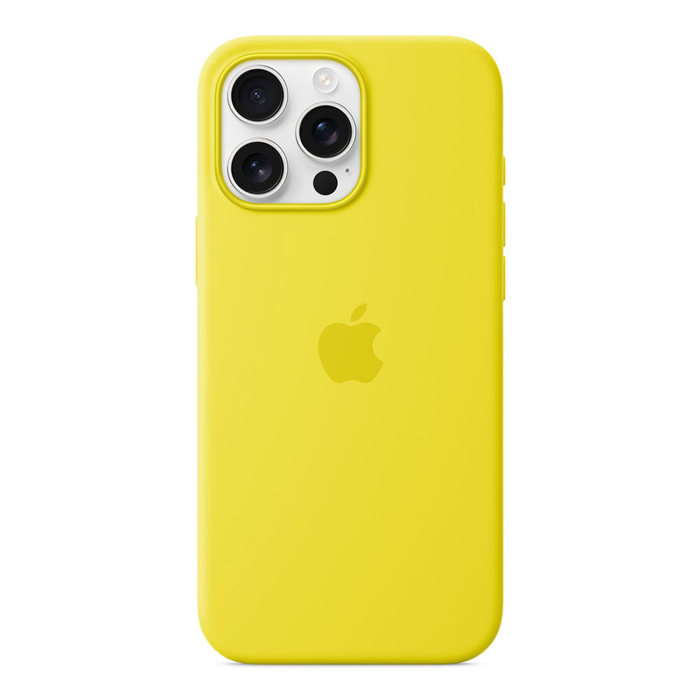 iPhone 16 Pro Max Silicone Case with MagSafe - Karambolové žlutá