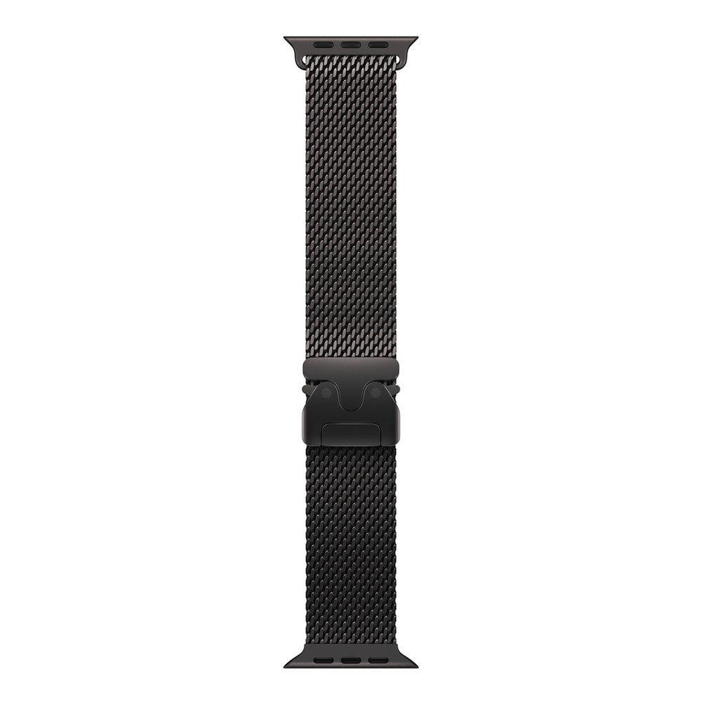Apple Watch 49mm Black Titanium Milanese Loop - Medium