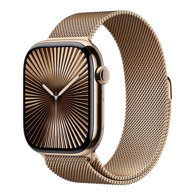 Apple Watch 46mm Gold Milanese Loop - M/L