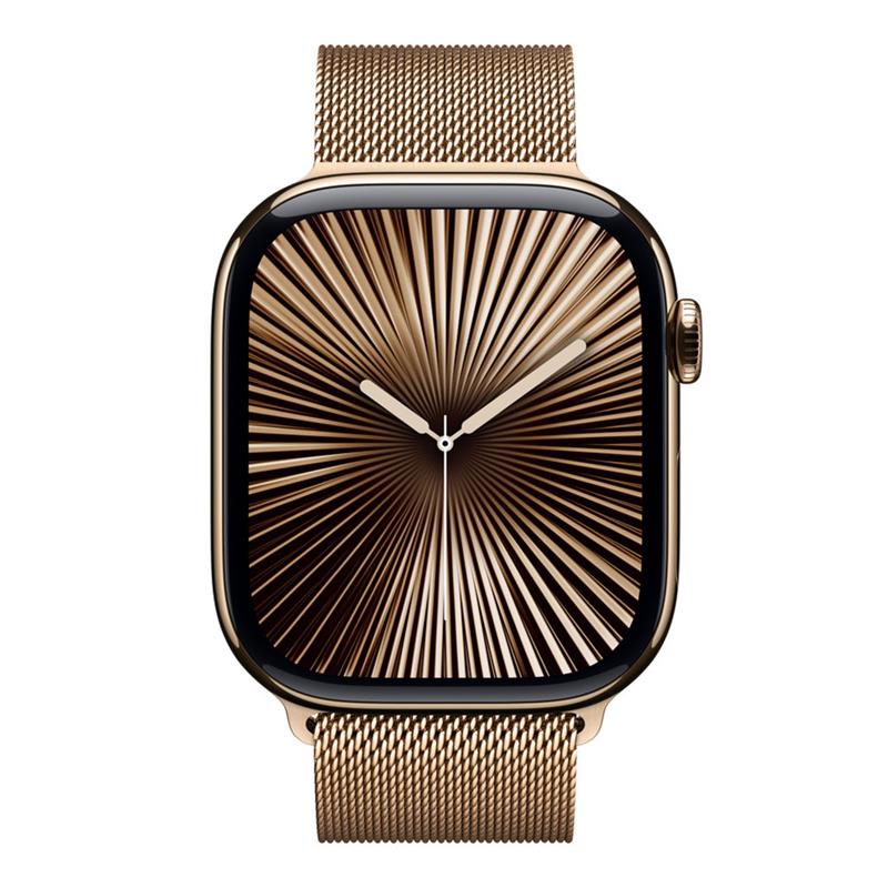 Apple Watch 46mm Gold Milanese Loop - M/L