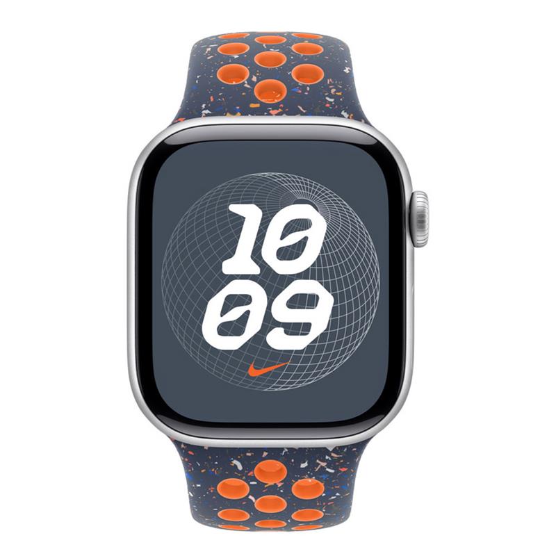 Apple Watch 46mm Blue Flame Nike Sport Band - M/L