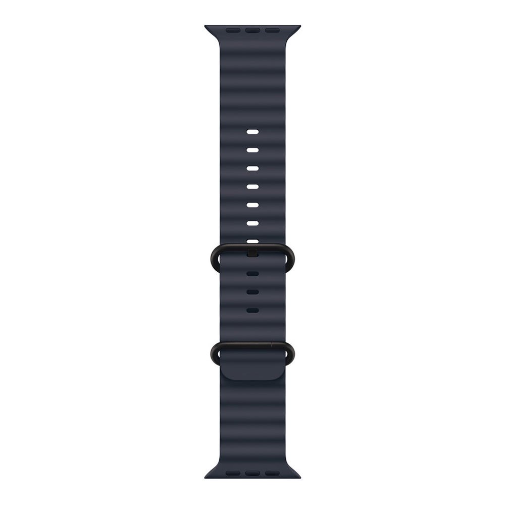 Apple Watch 49mm Navy Ocean Band - Black Titanium Finish