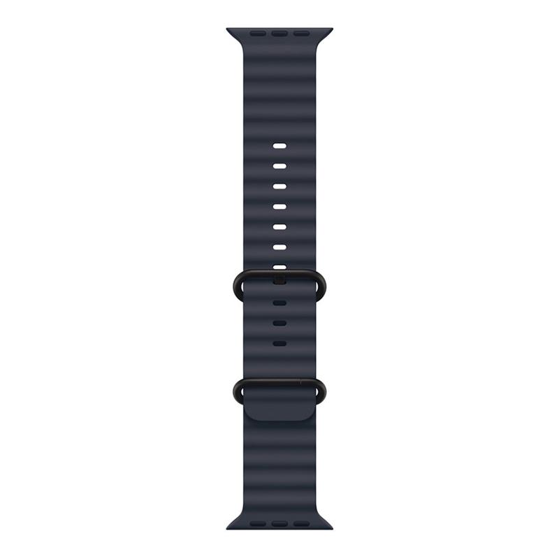 Apple Watch 49mm Navy Ocean Band - Black Titanium Finish