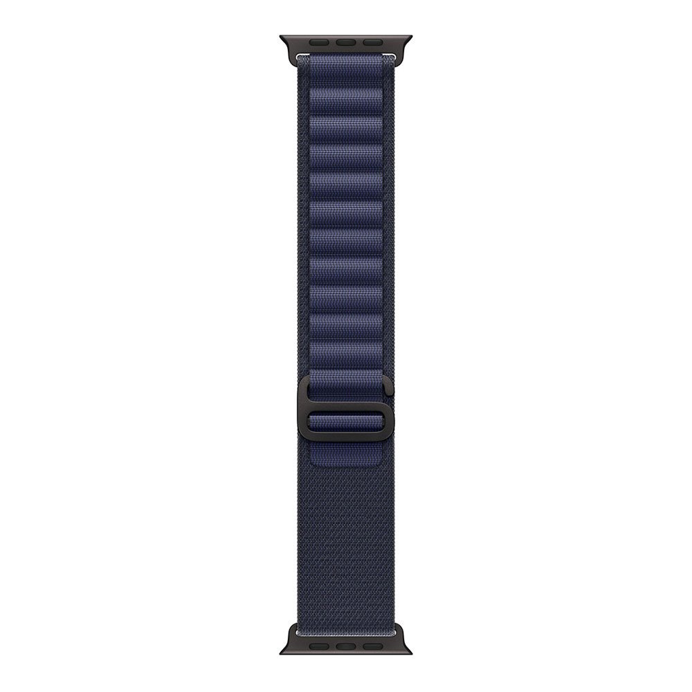 Apple Watch 49mm Navy Alpine Loop - Small - Black Titanium Finish