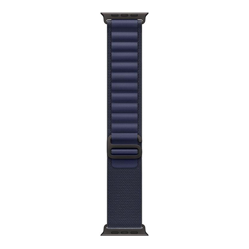Apple Watch 49mm Navy Alpine Loop - Small - Black Titanium Finish