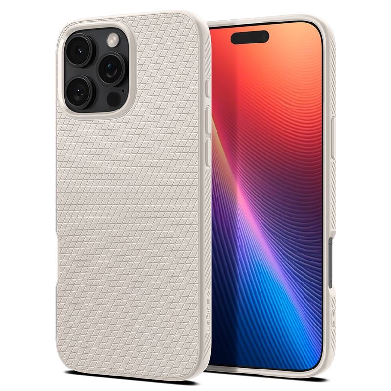 Spigen kryt Liquid Air pro iPhone 16 Pro Max - Natural Titanium