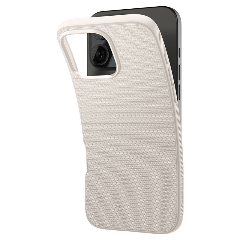 Spigen kryt Liquid Air pro iPhone 16 Pro Max - Natural Titanium