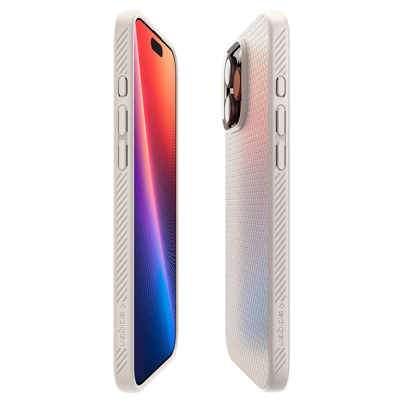 Spigen kryt Liquid Air pro iPhone 16 Pro Max - Natural Titanium